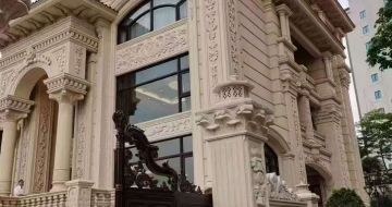 清远黄金麻别墅外墙异形定制