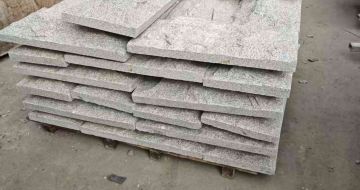 清远芝麻白蘑菇石，自然面