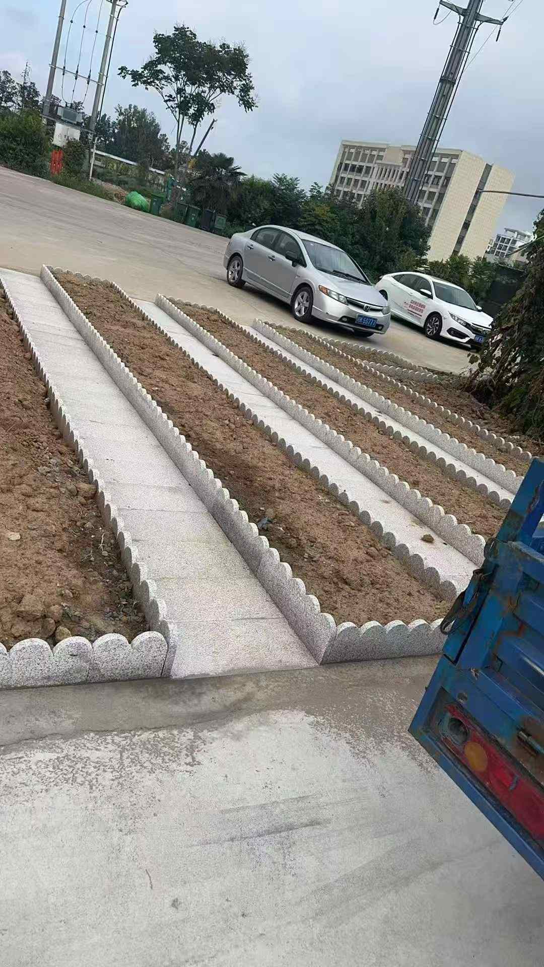 清远芝麻白花边石